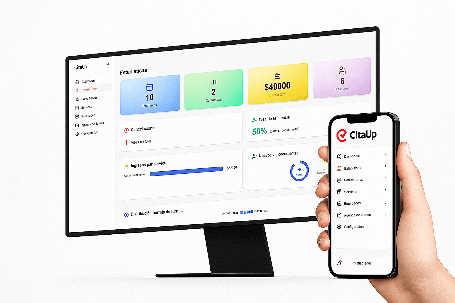 Dashboard de CitaUp
